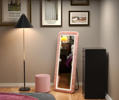 VanitiTall Fur | LED Full Body Mirror with Stand