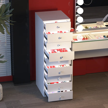 VanitiStack Tower Pro | Nine Lighted Storage Drawers