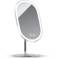 Vanity Makeup Mirror, Rechargeable with 3 Dimmable Light Settings and Dual Magnification