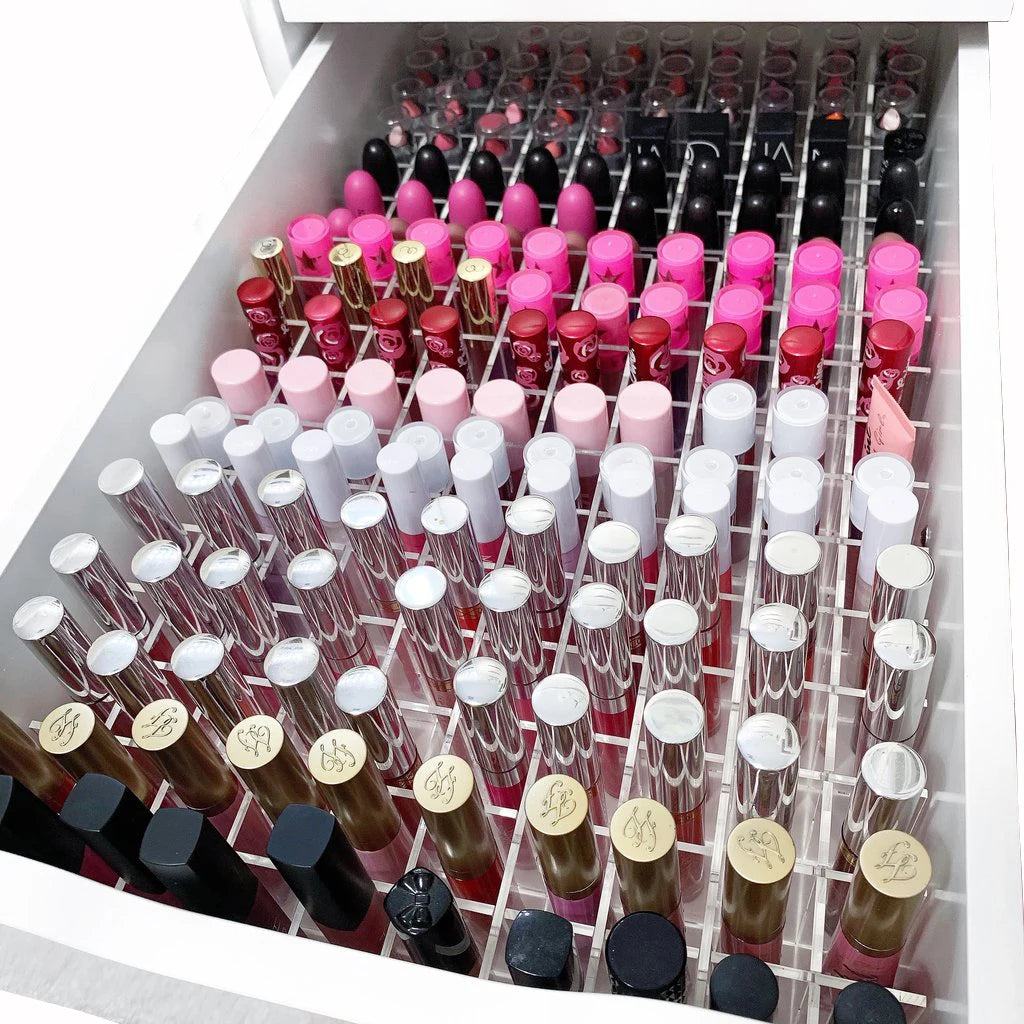 Acrylic Drawer Divider Set for ALEX 5 and 9 Drawers, Adjustable for Lipsticks - LP Replenish