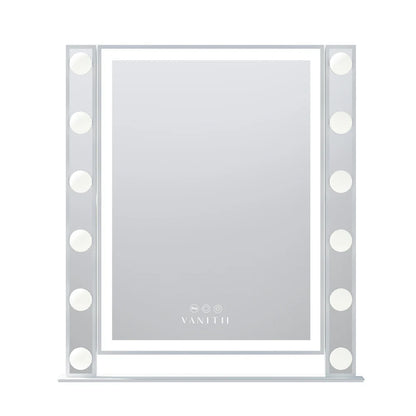LUXE Scarlett LED Vanity Mirror with Dimmable Light Strip and 360° Free Rotation - LP Replenish