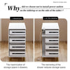 Modern Vanity Desk with Lighted LED Mirror and Comprehensive Storage Features - LP Replenish