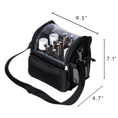 Travel Cosmetic Bag For Makeup Brushes With Compartments - LP Replenish