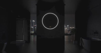 Smart Illuminate LED Round Lighted Vanity Mirror with Touch Screen and Anti-Fog Features