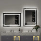 Smart LED Vanity Mirror with Dual Illumination Bathroom Mirror