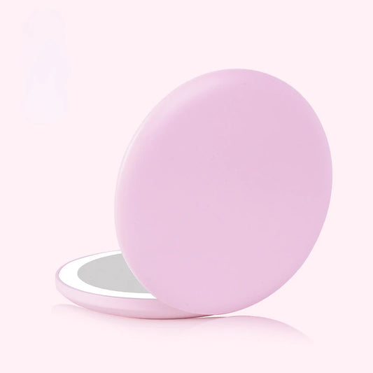 GoGlow Pocket | 3.5 inch Compact Folding Mirror with Light, 10X Magnification