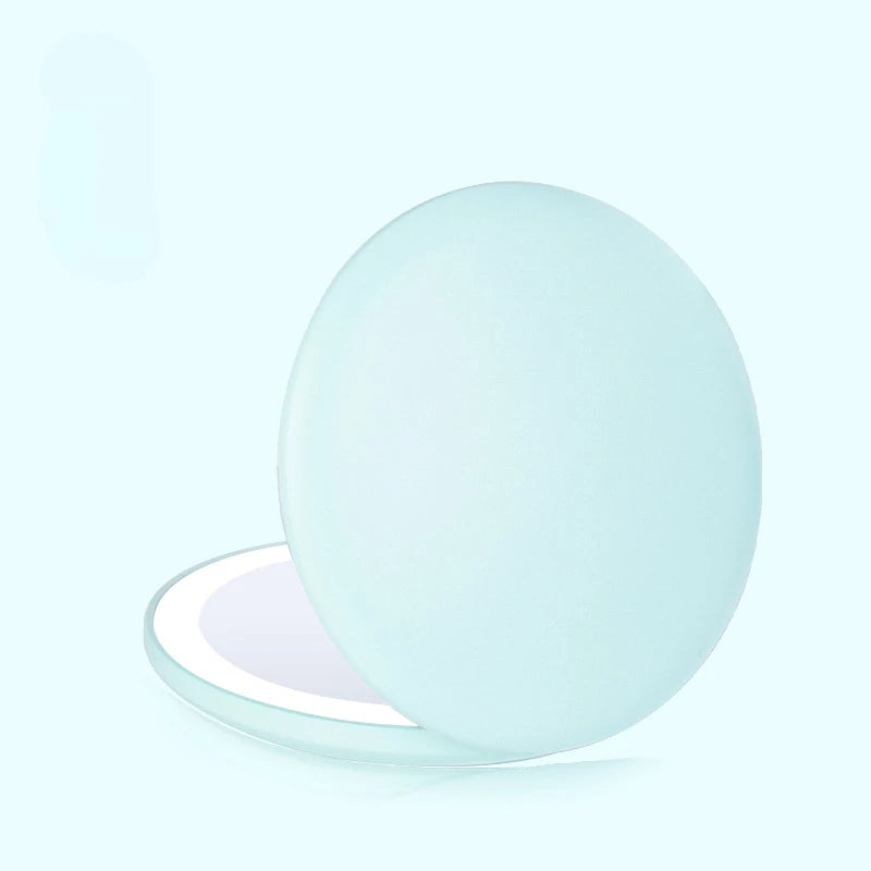 GoGlow Pocket | 3.5 inch Compact Folding Mirror with Light, 10X Magnification