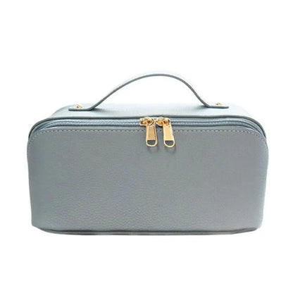 Custom Monogrammed Leather Makeup Bag - LP Replenish