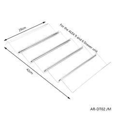 Customizable Acrylic Drawer Display Tray for ALEX 5 and 9 Units