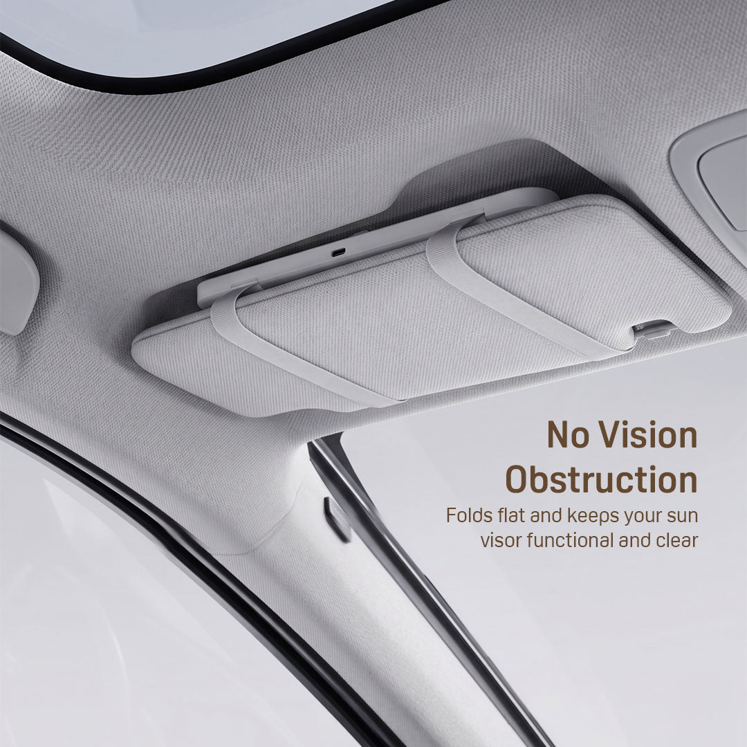 GoGlow Visor | Rechargeable Car Visor Vanity Mirror with Light