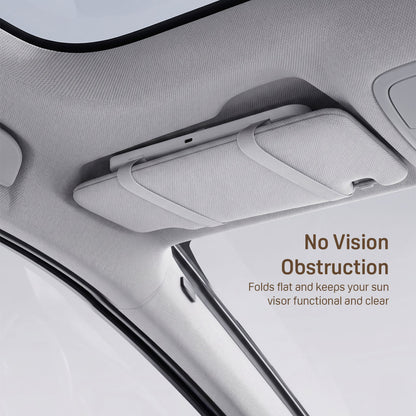 GoGlow Visor | Rechargeable Car Visor Vanity Mirror with Light