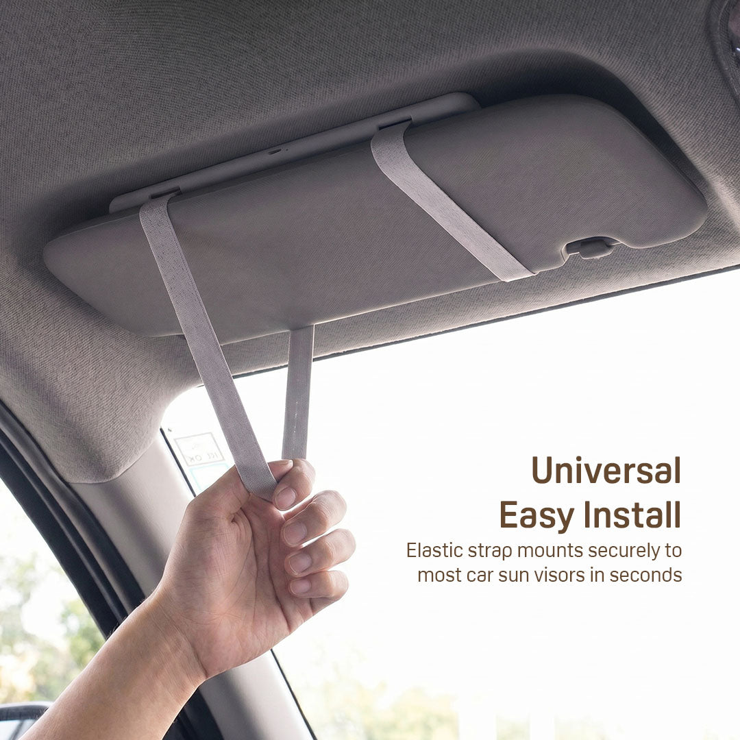 GoGlow Visor | Rechargeable Car Visor Vanity Mirror with Light