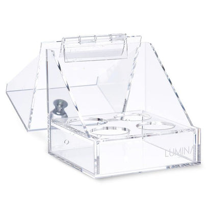 4 Slot Acrylic Beauty Sponge Holder - Lumina Pro USA -