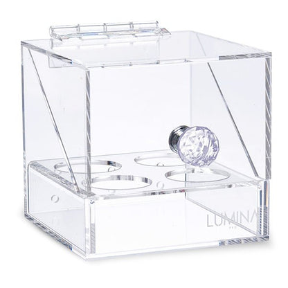 4 Slot Acrylic Beauty Sponge Holder - Lumina Pro USA -