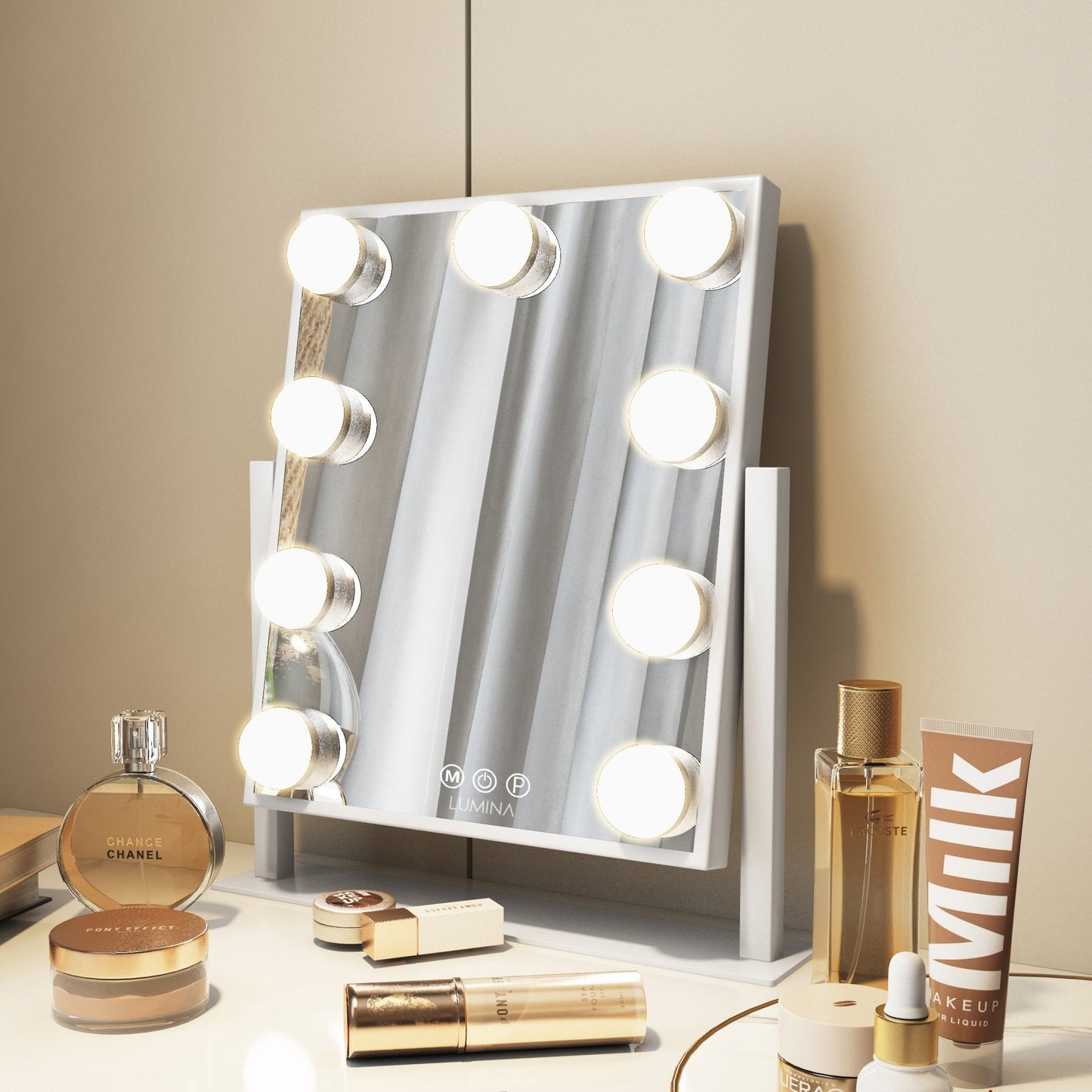 Hollywood Table Top Makeup Mirror - Lumina Pro USA -