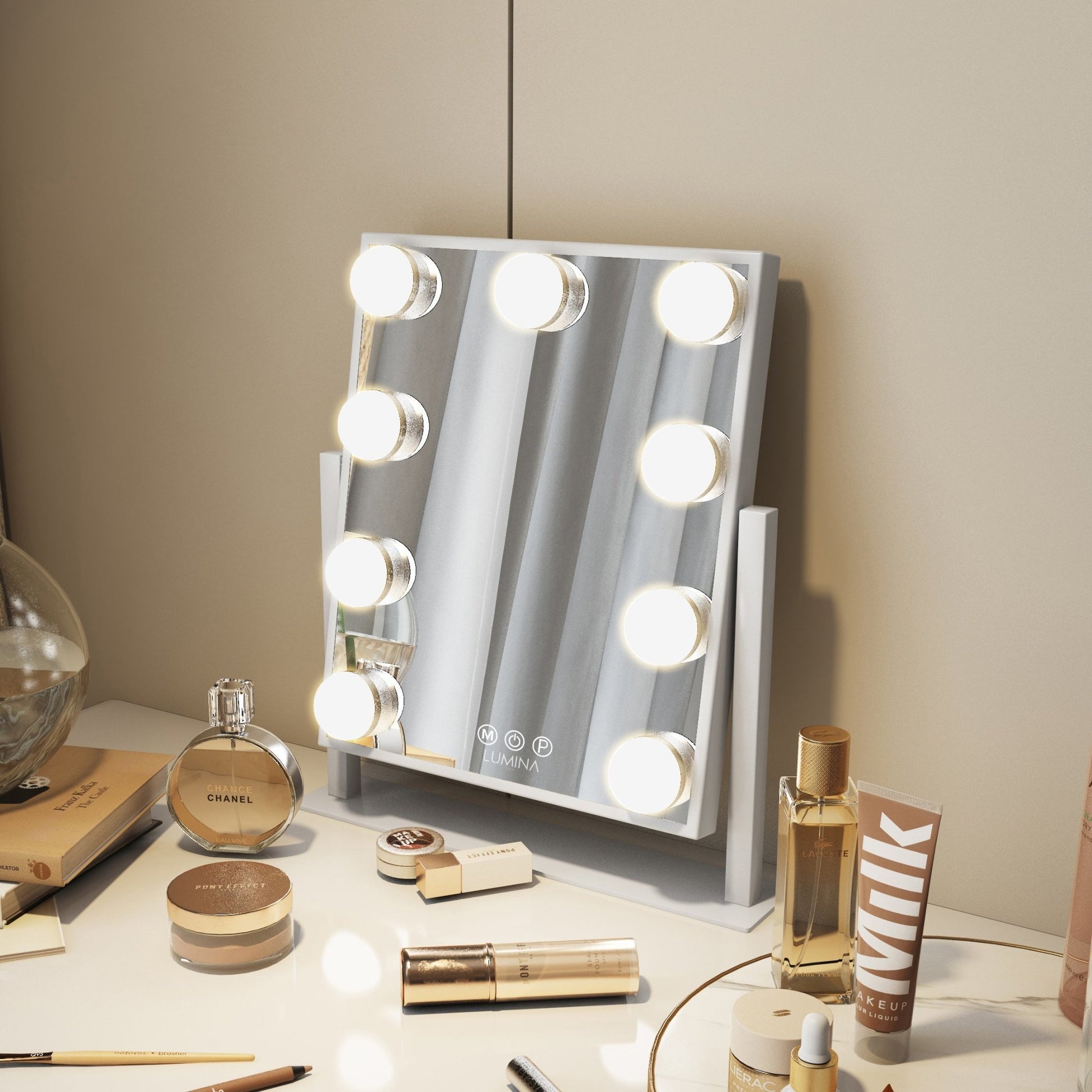 Hollywood Table Top Makeup Mirror - Lumina Pro USA 