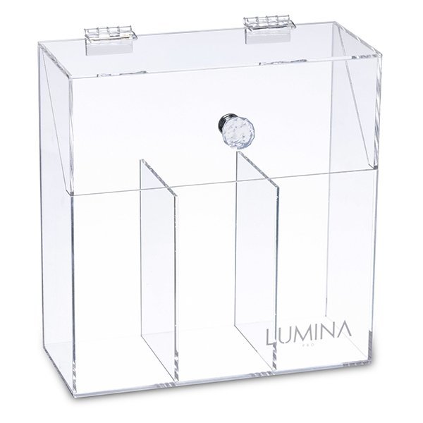 Makeup Brush Holder with Lid - Lumina Pro USA -